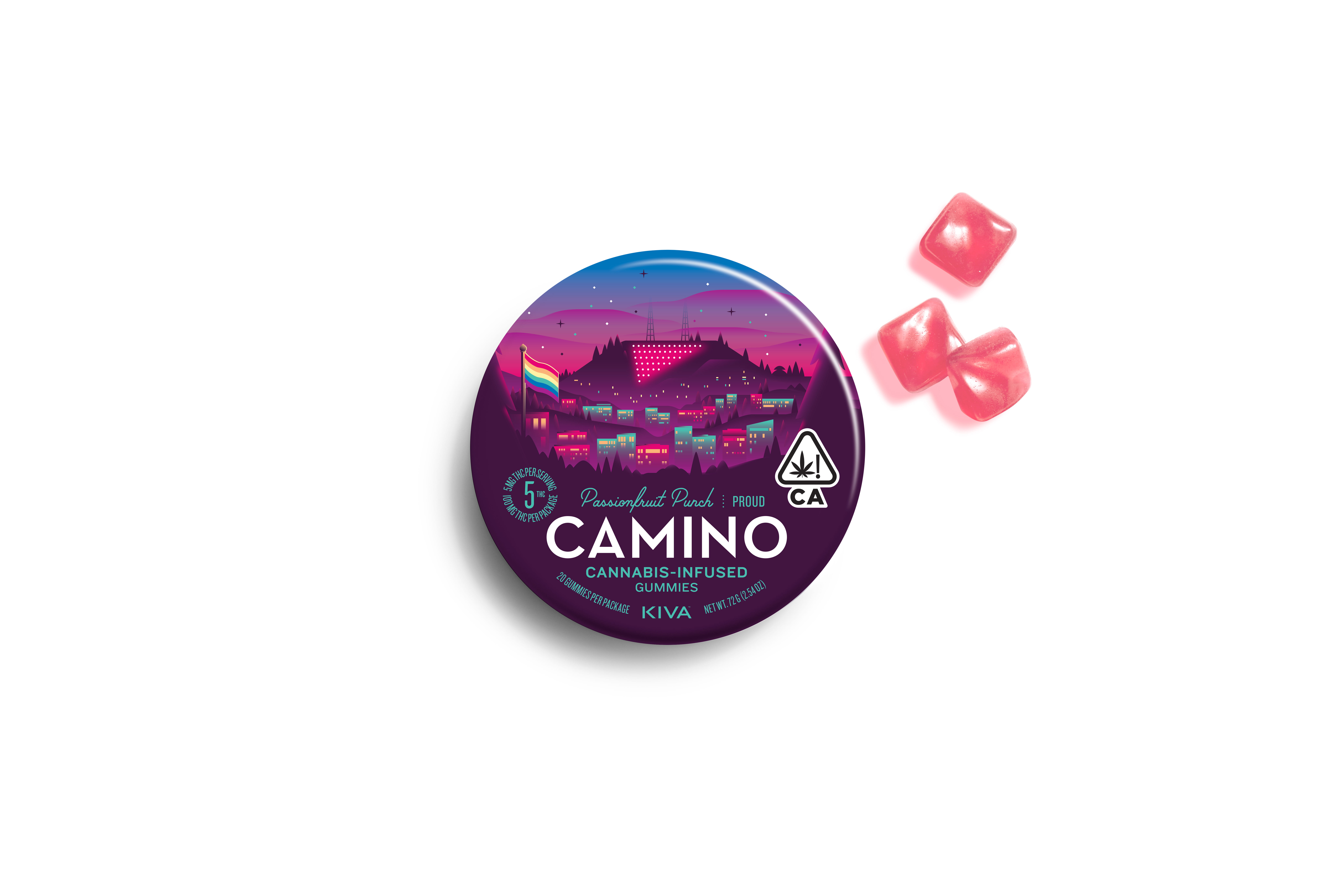 Camino | Pride Passionfruit Punch | 100mg Gummies