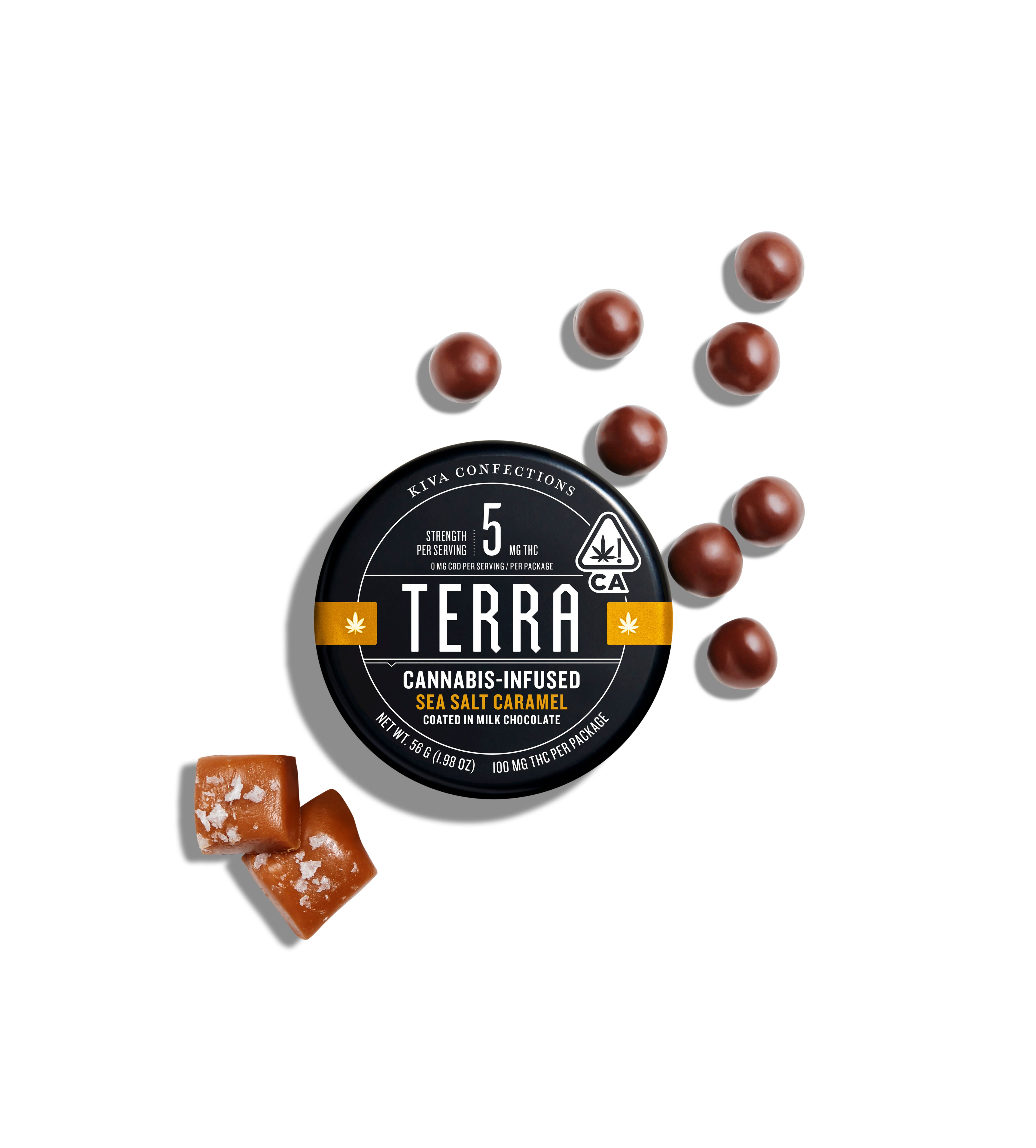 Kiva Confections — Milk Sea Salt Caramel
