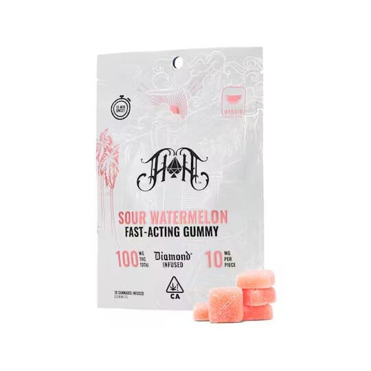 Sour Watermelon | 100mg Fast Acting Gummies