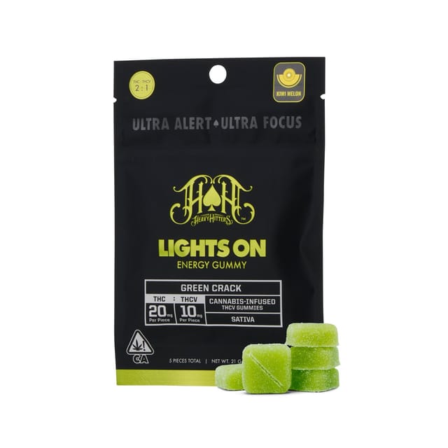 Lights On Thcv Energy Gummies