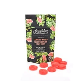 Sour Watermelon Fruit Chews | 100mg