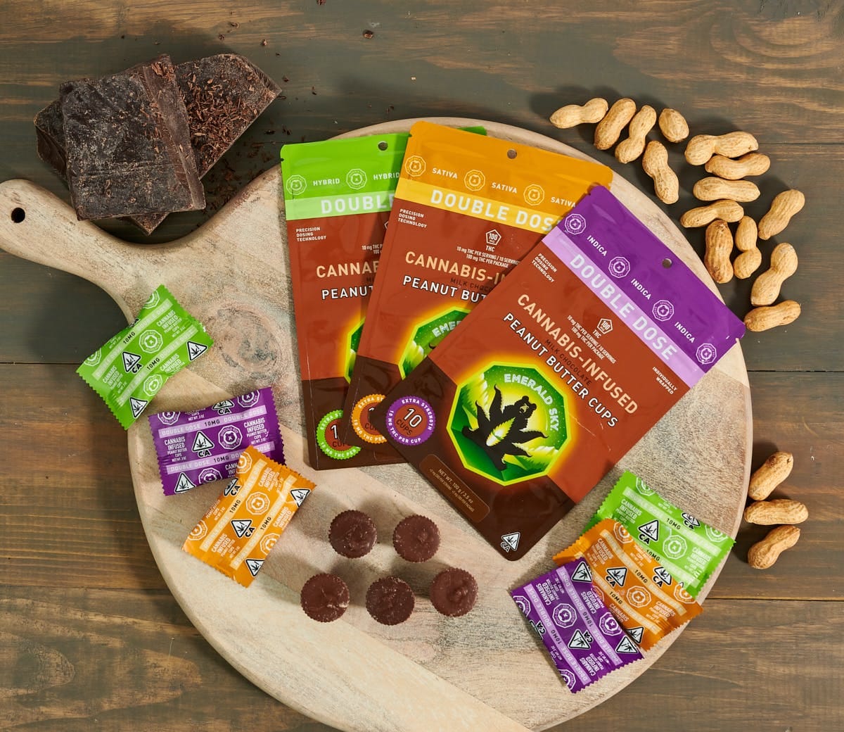 Hybrid Milk Chocolate Peanut Butter Cups | 100mg