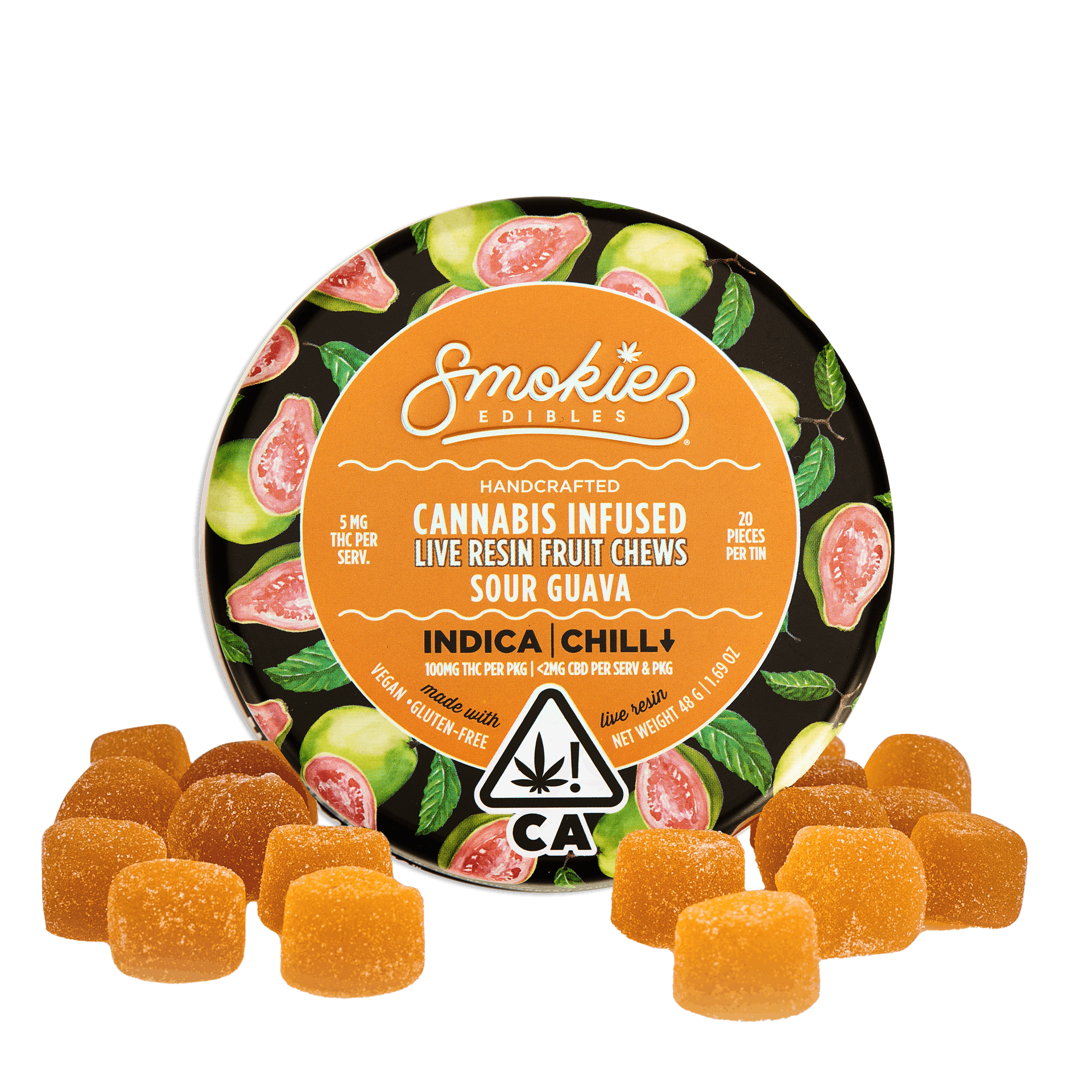 Sour Guava | 100mg Live Resin Fruit Chews