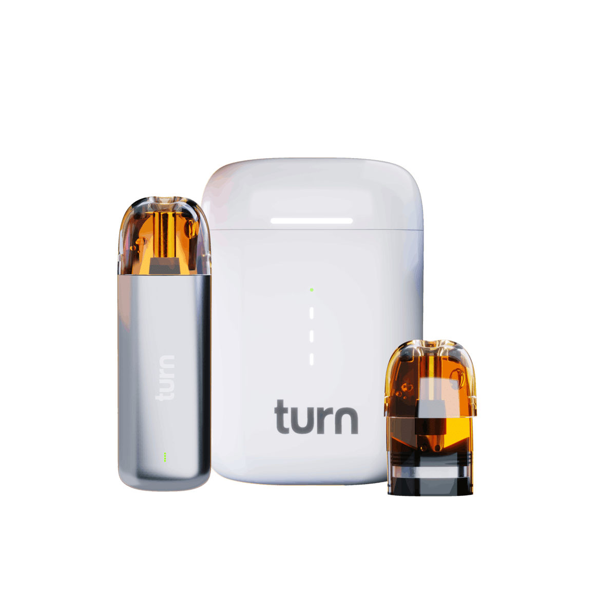Turn - White Podpak | Battery + Case | San Ysidro Dispensary