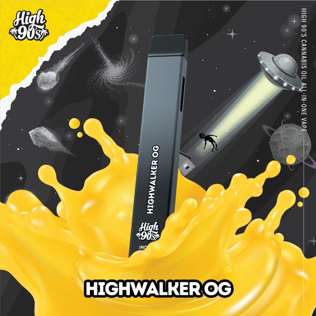 High 90s Highwalker Disposable Vape - 1 Gram Vape Carts cannabis
