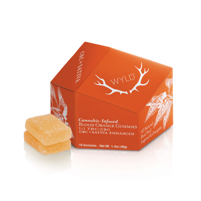 Blood Orange 1:1 CBC Sativa Enhanced Gummies