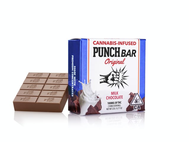 Punch Extracts Milk Chocolate PunchBar Solventless Edible - 100 mg Edibles cannabis