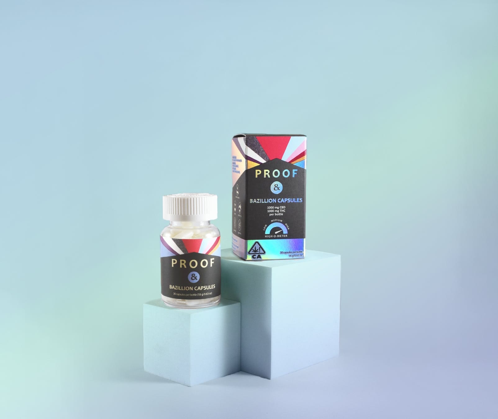 Bazillion 1:1 CBD:THC Capsules 30ct