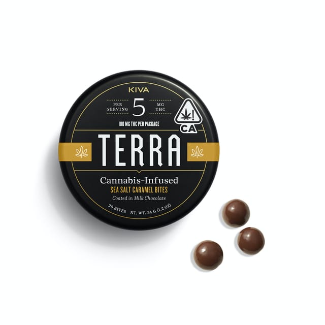 Terra Sea Salt Caramel Bites | 100mg Chocolates