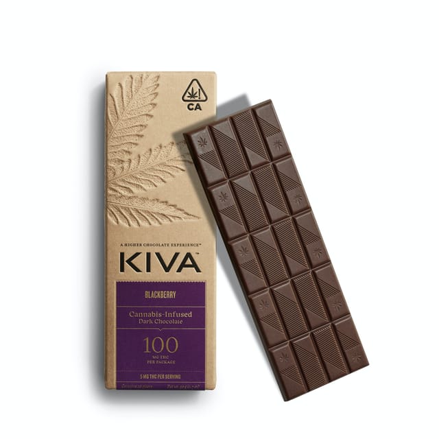 Blackberry Dark Chocolate | 100mg Bar