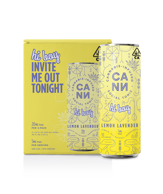 Hi Boys Lemon Lavender 4pk 12oz Beverages