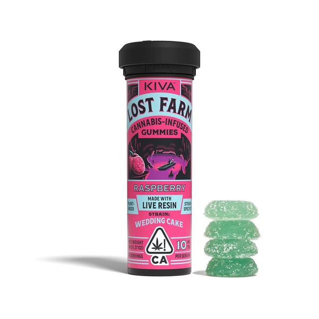 Kiva Confections: Lost Farms Raspberry Wedding Cake