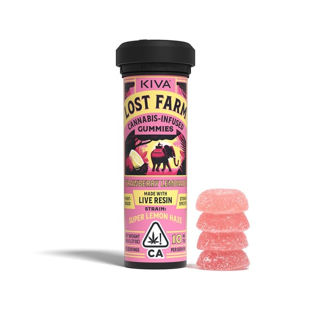 Kiva Confections: Strawberry Lemonade Super Lemon Haze