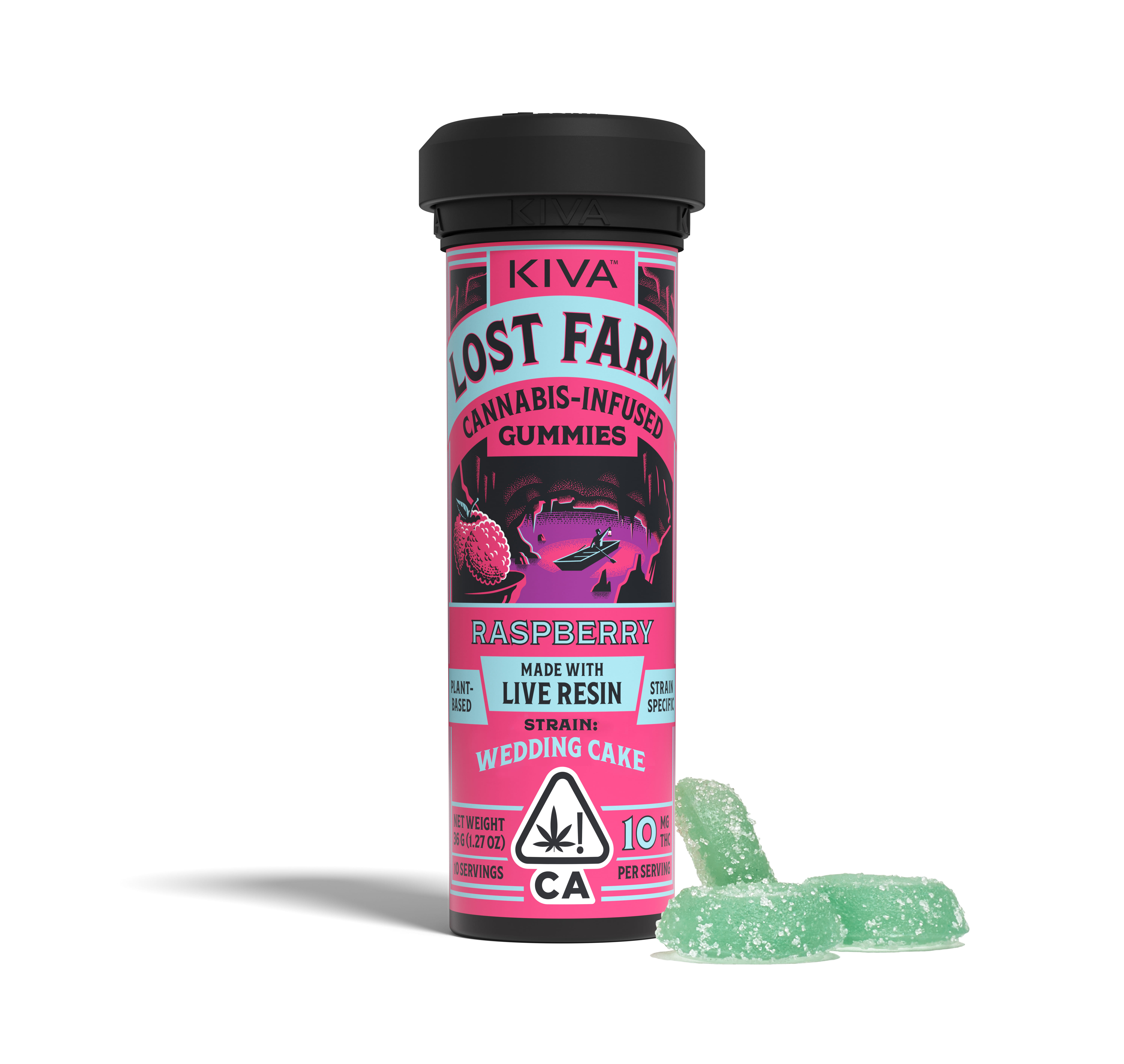 Raspberry "Wedding Cake" | 100mg LR Gummies