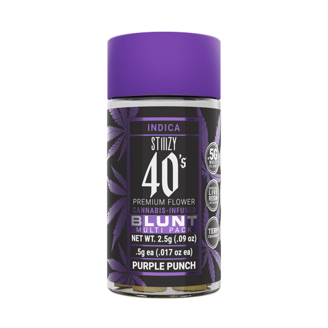 Purple Punch | 0.5g x 5 Infused 40s Blunt Pack