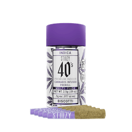 Biscotti | 2.5g | .5g x 5 Infused 40s Preroll Pack