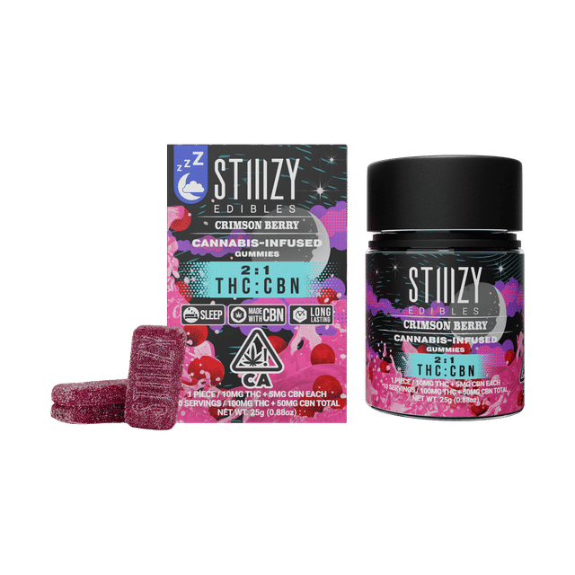 Crimson Berry | 2:1 THC:CBN Gummies