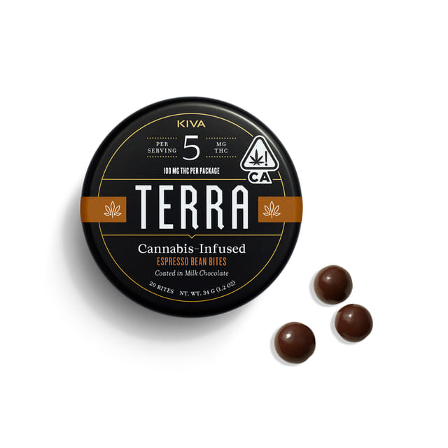 Espresso Beans Dark Chocolate Bites | 100mg