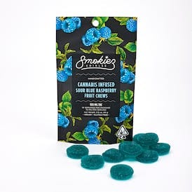 Sour Blue Raspberry | 100mg Fruit Chews