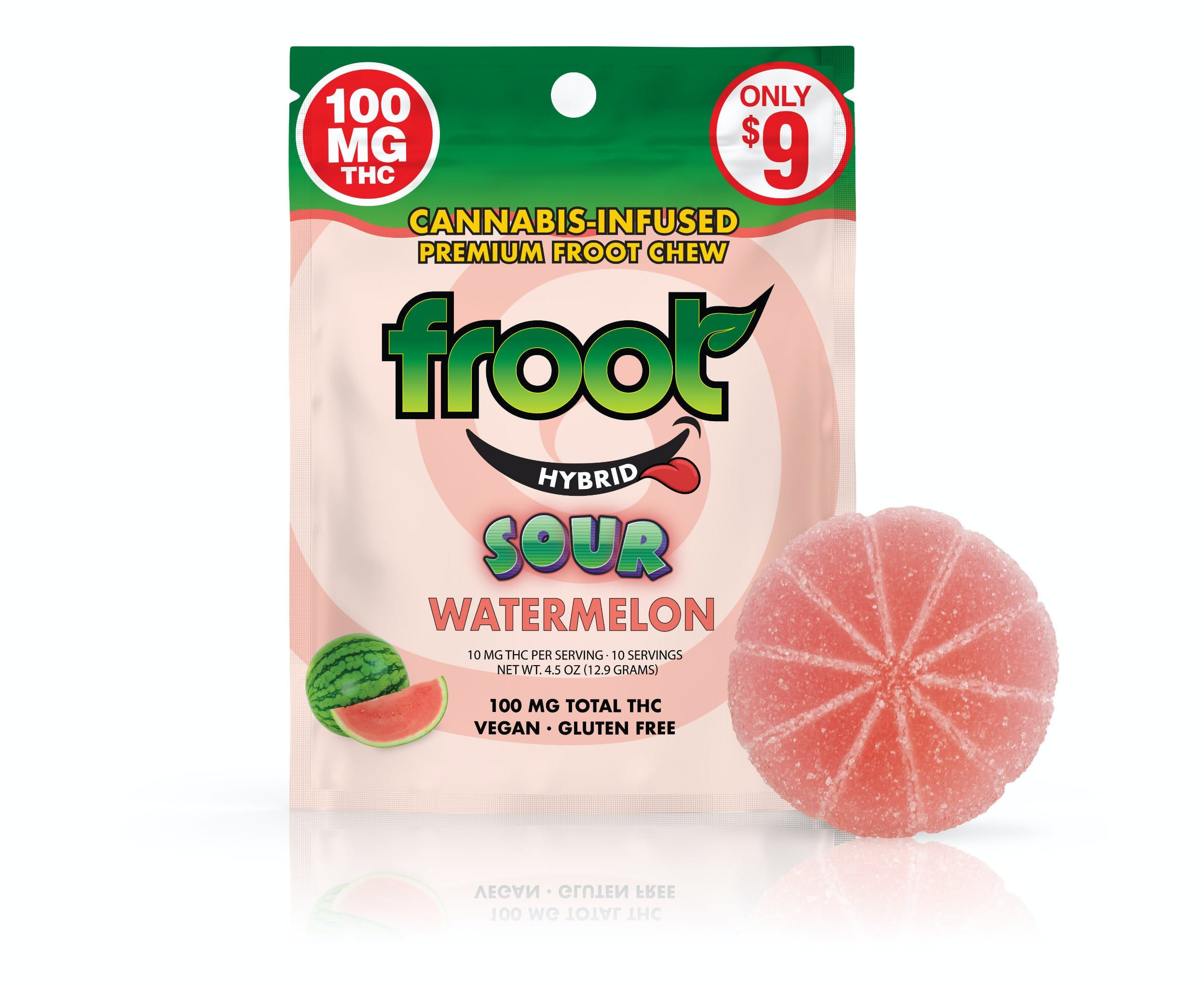 Sour Watermelon | 100mg Single Gummy