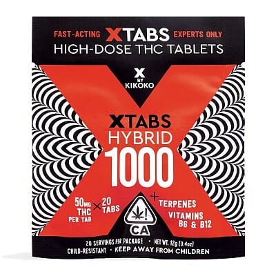 Xtabs | Hybrid | 1000mg THC | 20pk Tablets