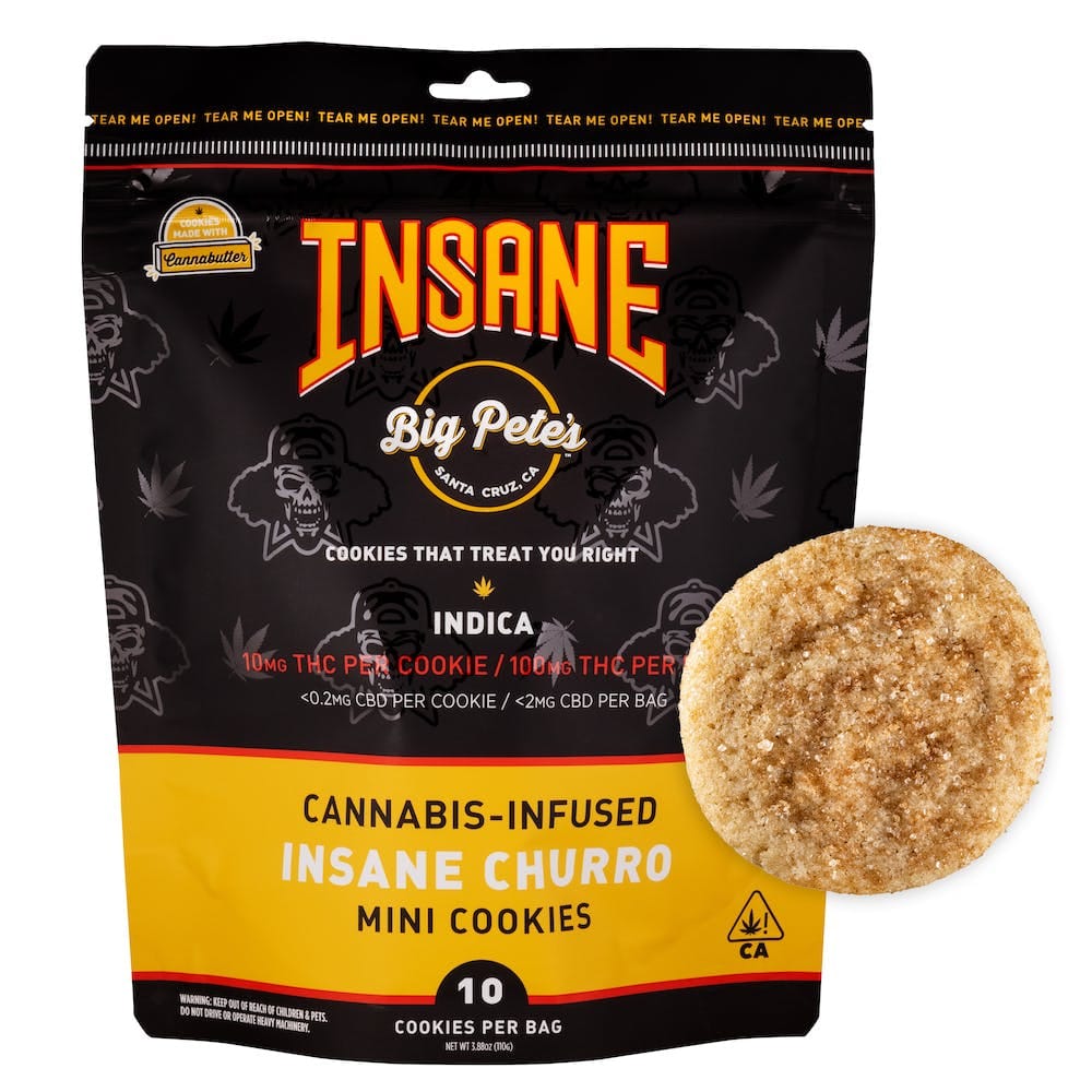 Insane Churro Cookies Indica 10 Pack