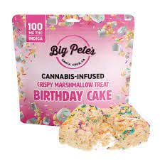 Indica Birthday Cake Crispy Marshmallow Treat | 100mg