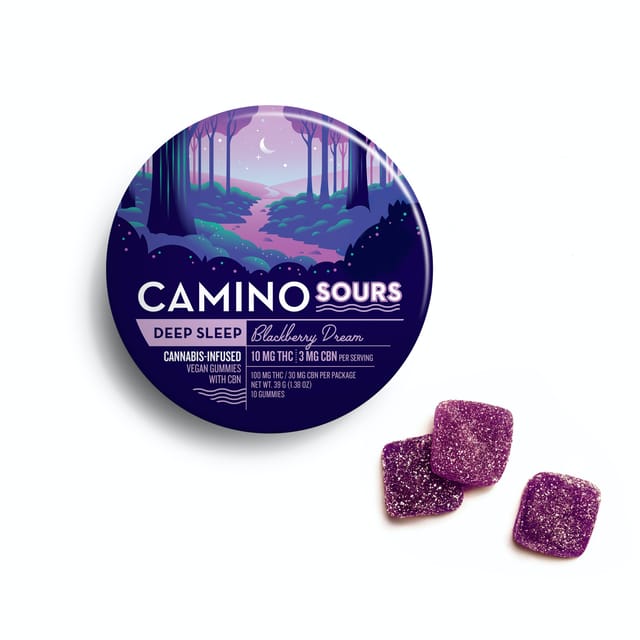 Sours Blackberry Dream | 1:1:1 THC:CBN:CBD Gummies