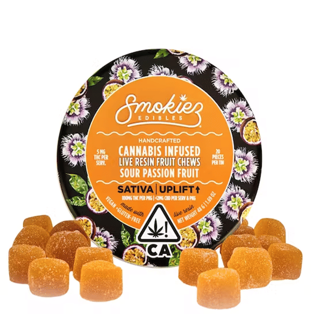 Sour Passion Fruit | 100mg Live Resin Fruit Chews