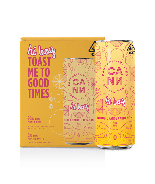 Blood Orange Cardamom | 10mg x 4pk | 12oz