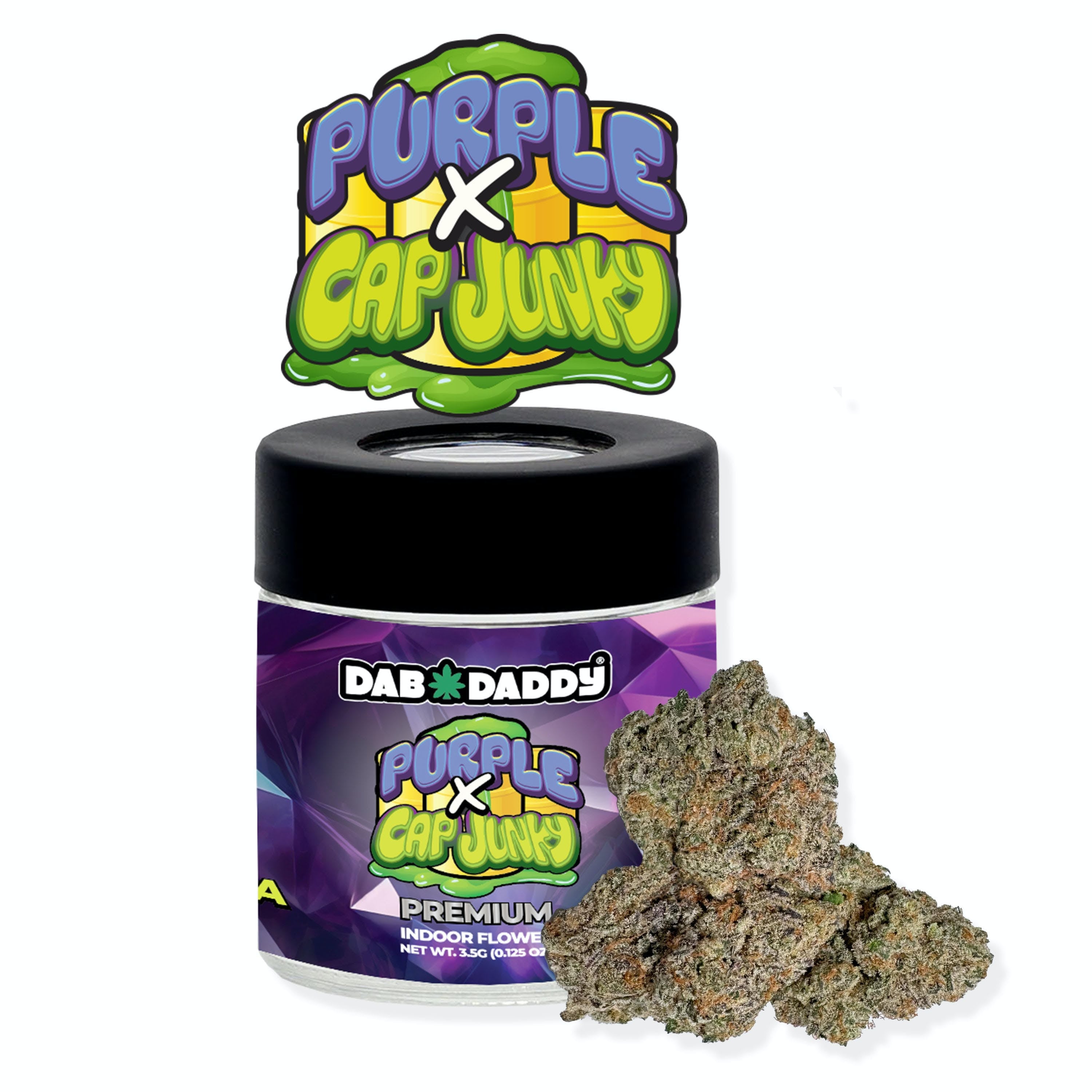 Dab Daddy Ⓡ: Purple Push Pops X Cap Junky