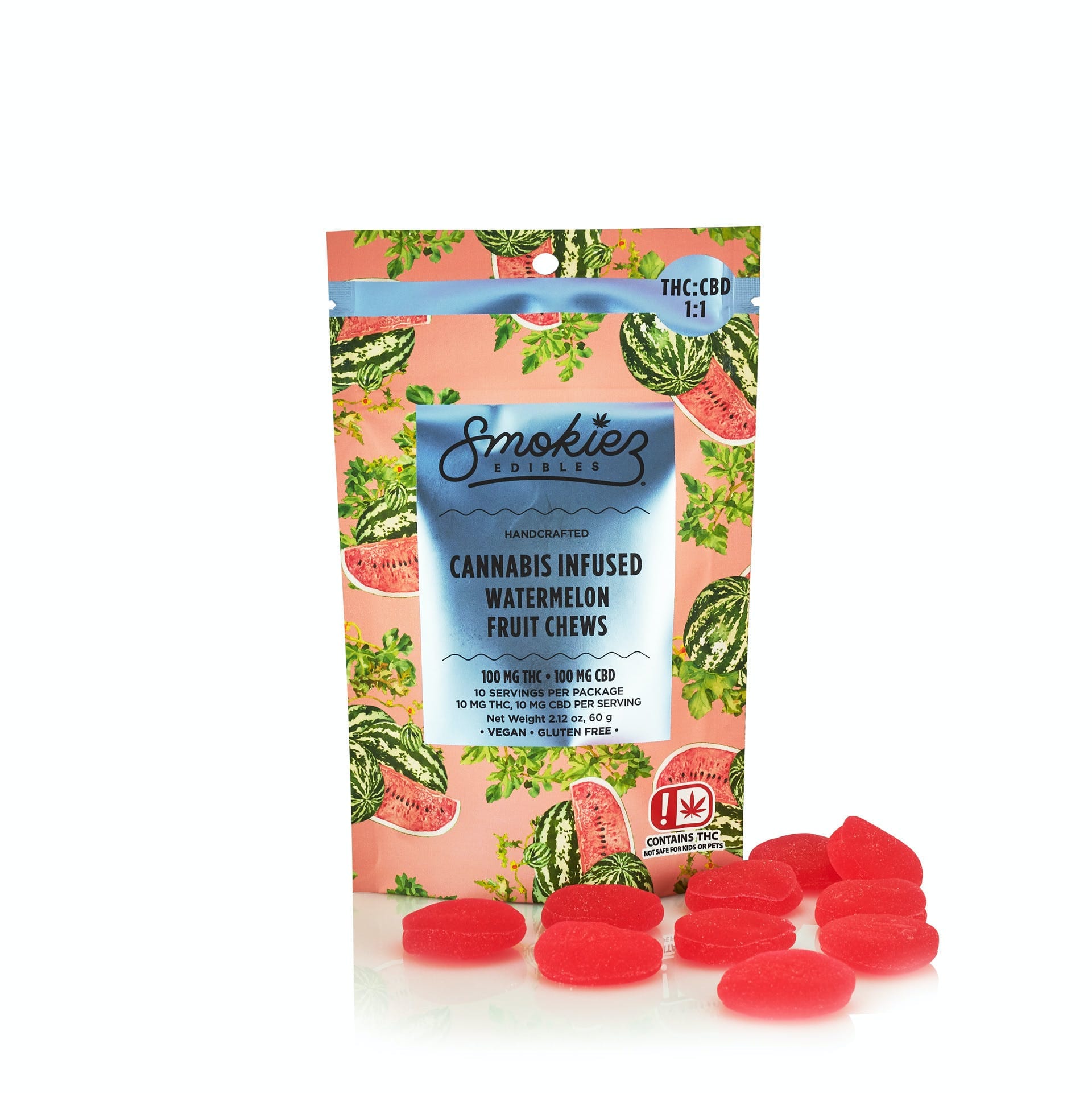 Watermelon 1:1 | 100mg Fruit Chews