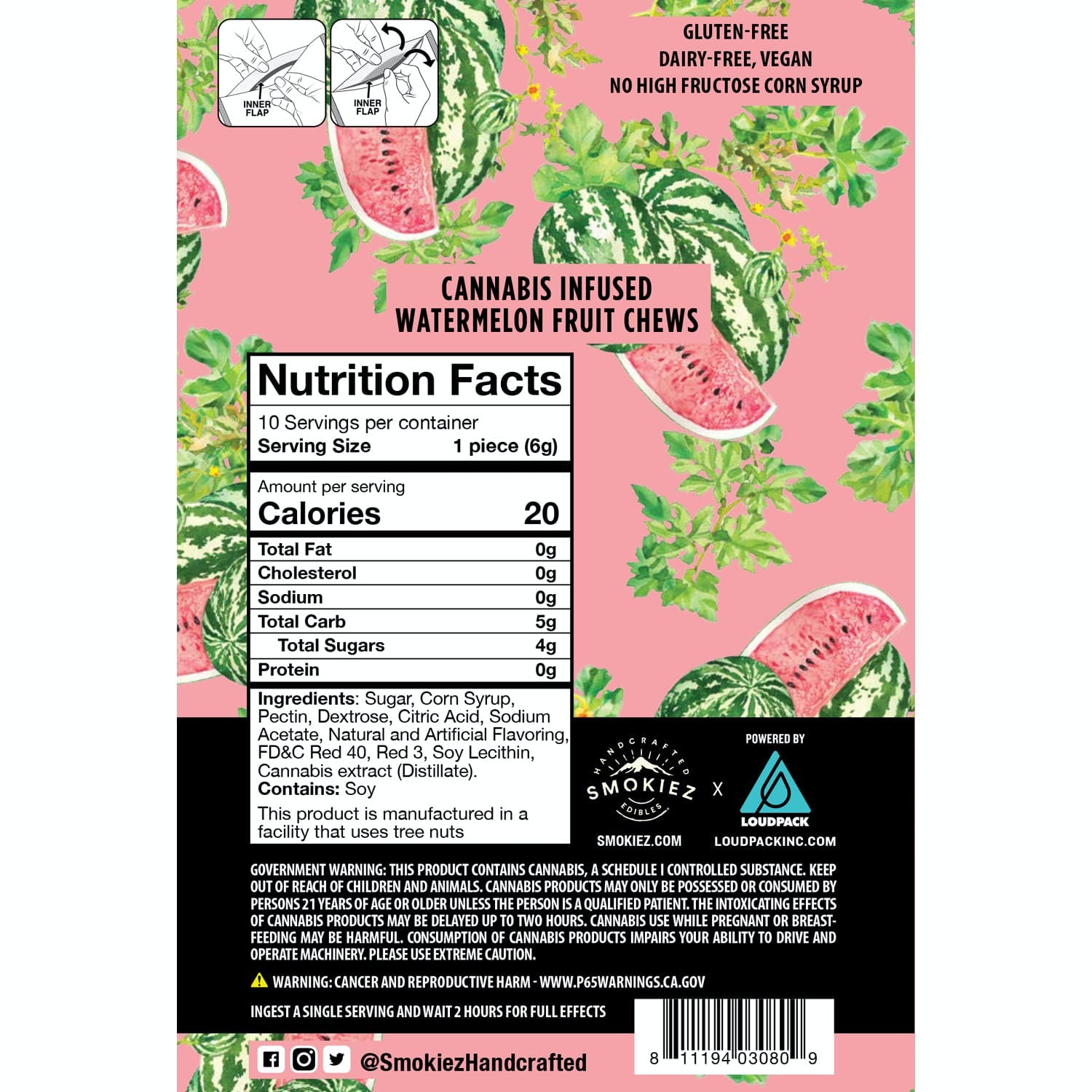 Watermelon | 100mg Fruit Chews