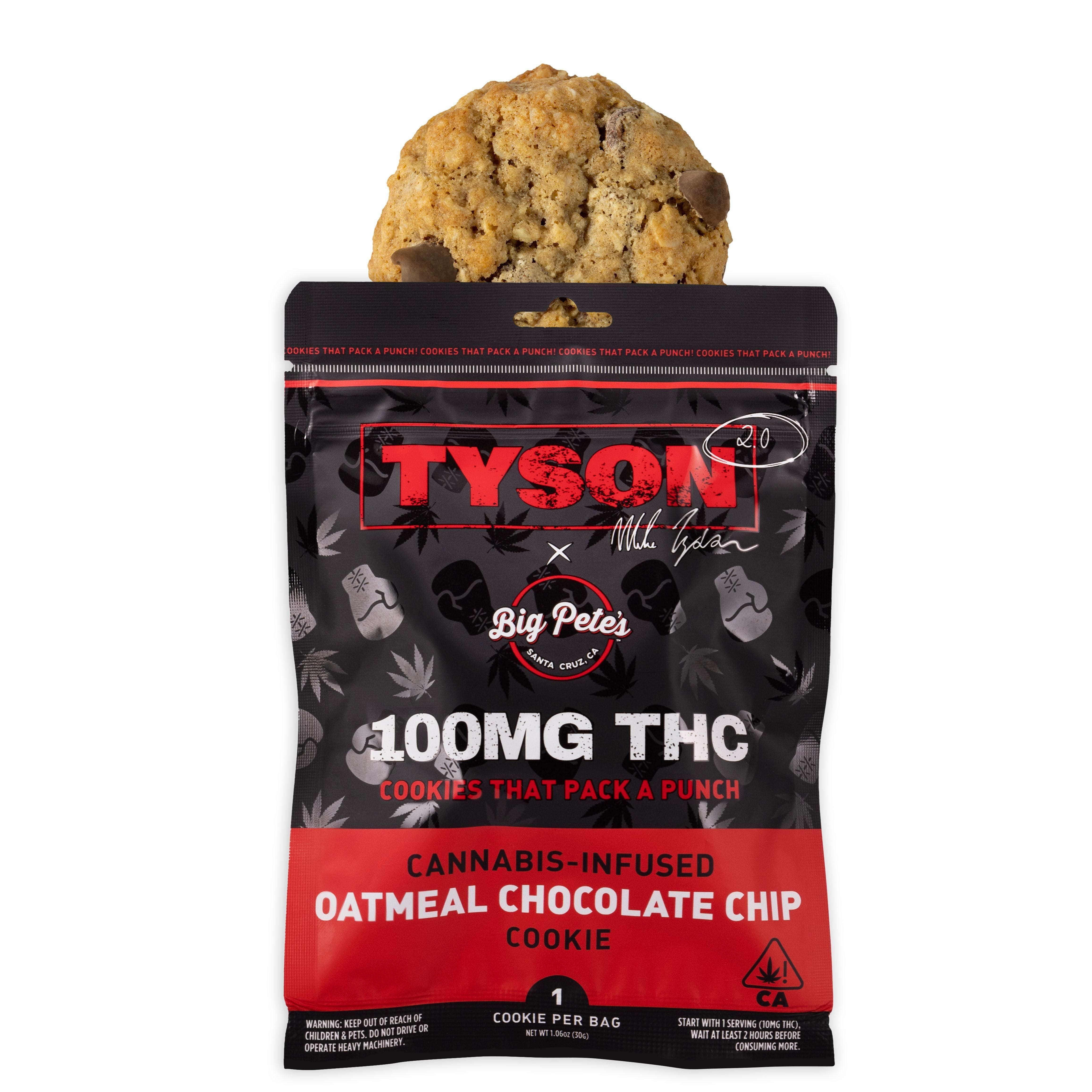 Extra Strength 100mg Oatmeal Chocolate Chip Cookie