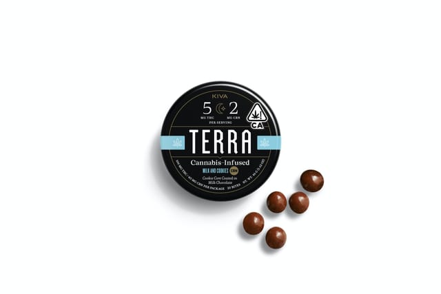 Terra Milk & Cookies 5:2 CBN | 100mg Chocolate Bites