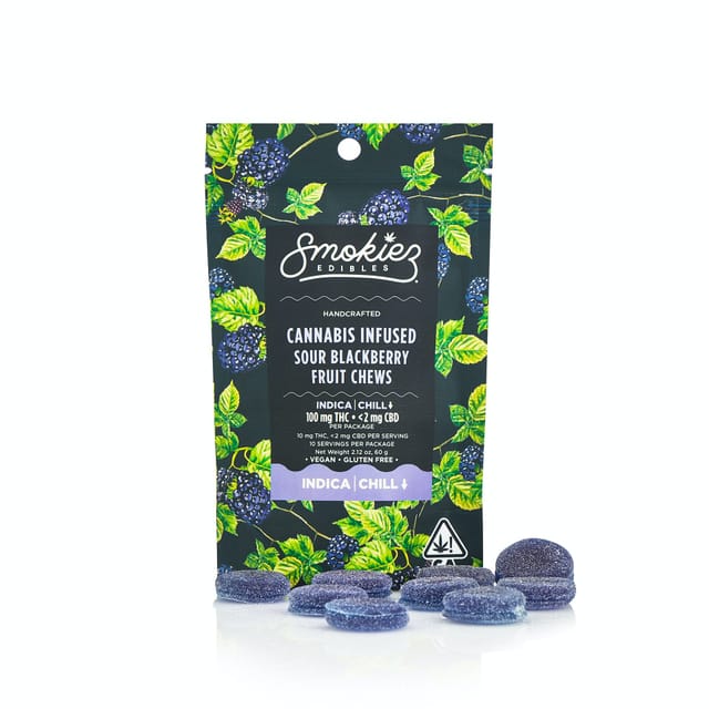 Sour Blackberry | 100mg Fruit Chews