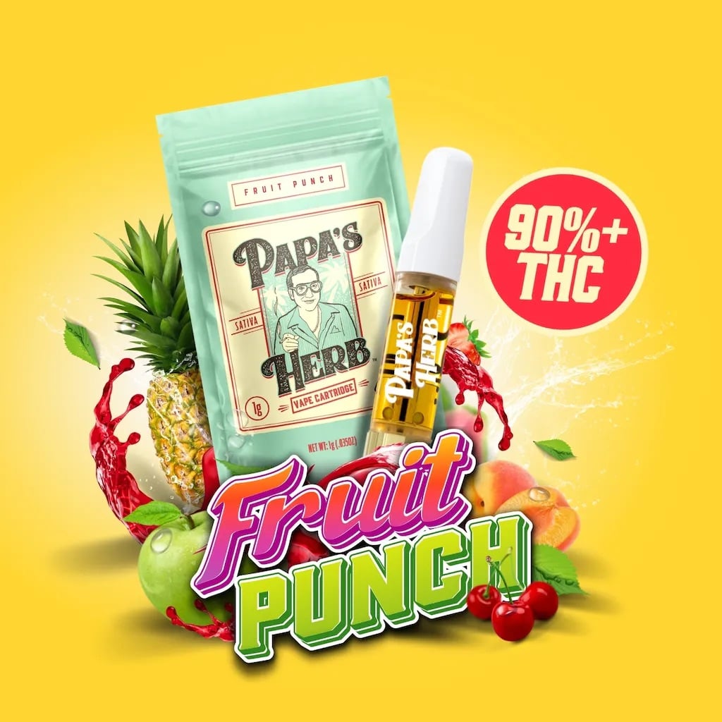 Papa's Herb: Fruit Punch - 1g Vape Cartridge