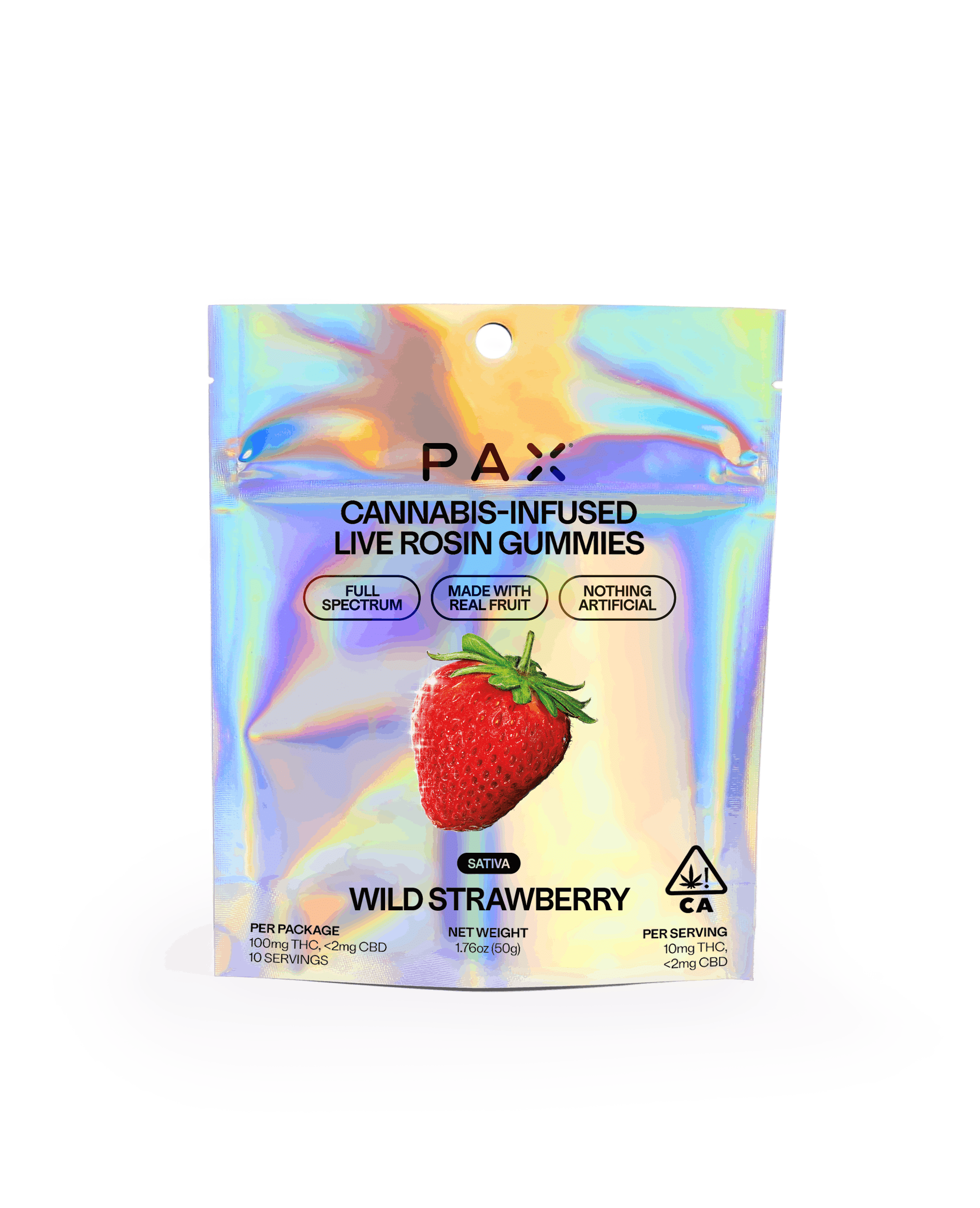 Wild Strawberry | 100mg Live Rosin Gummies