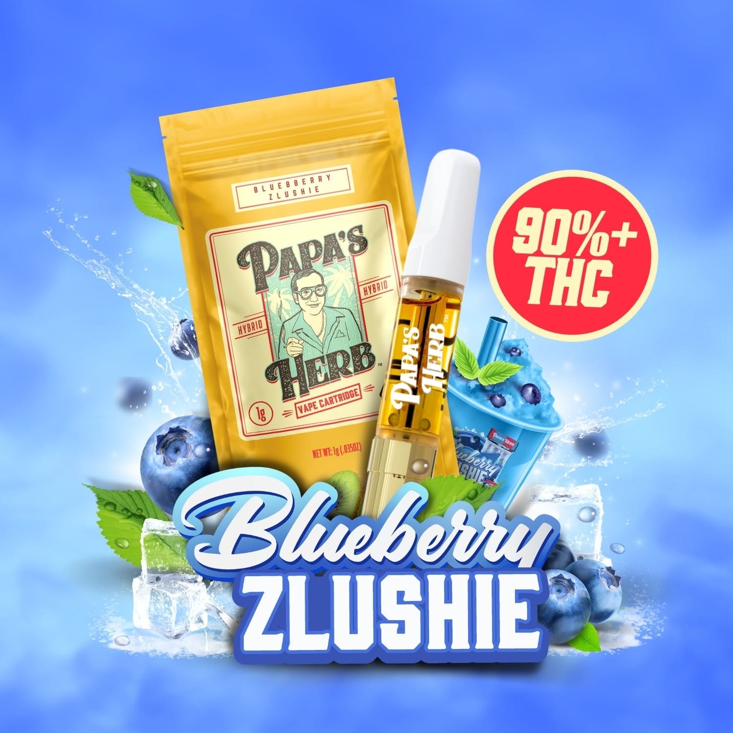 Papa's Herb — Blueberry Zlushie