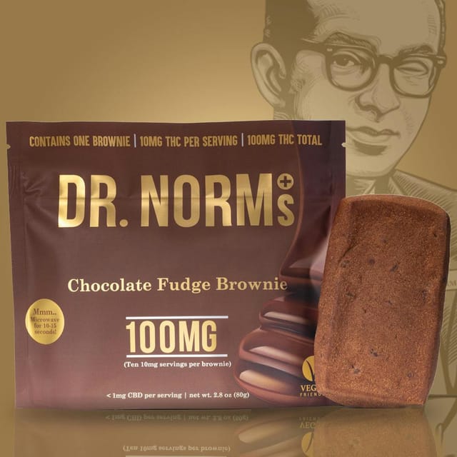 CHOCOLATE FUDGE 100MG BROWNIE