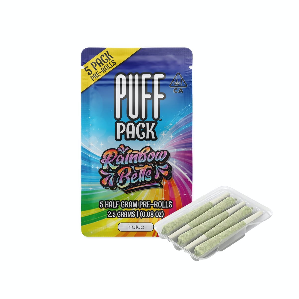 Rainbow Belts 2.5g Preroll 5 Pack