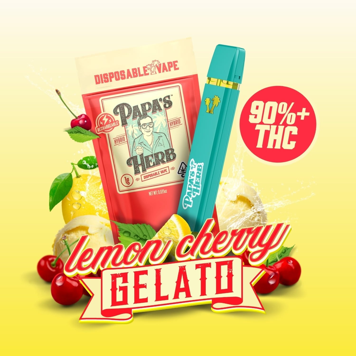 Lemon Cherry Gelato | 1g AIO