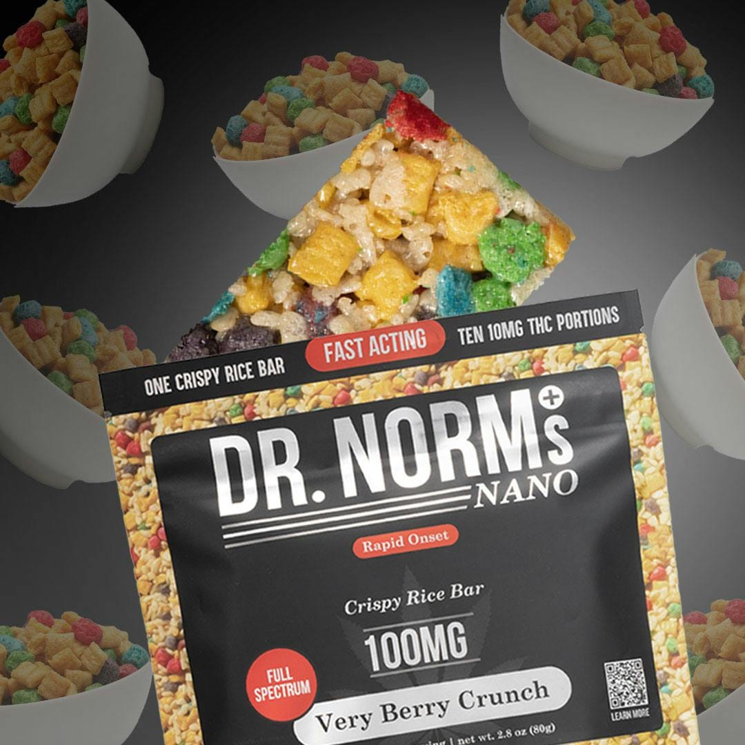 Very Berry Crunch Crispy Rice Bar | 100mg