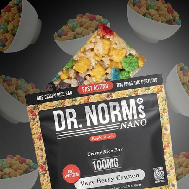 Very Berry Crunch Crispy Rice Bar | 100mg