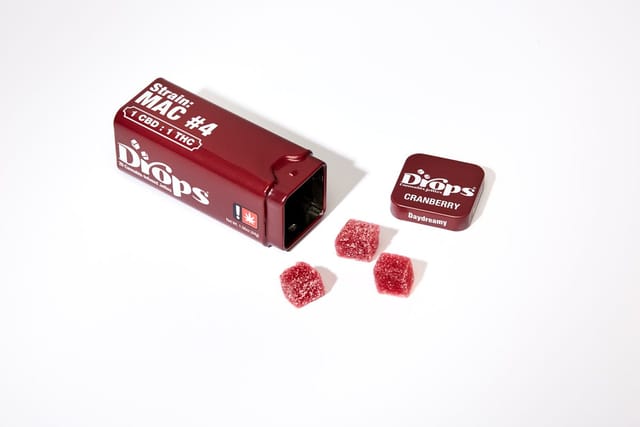 Cranberry 20 Piece (1:1 CBD:THC)
