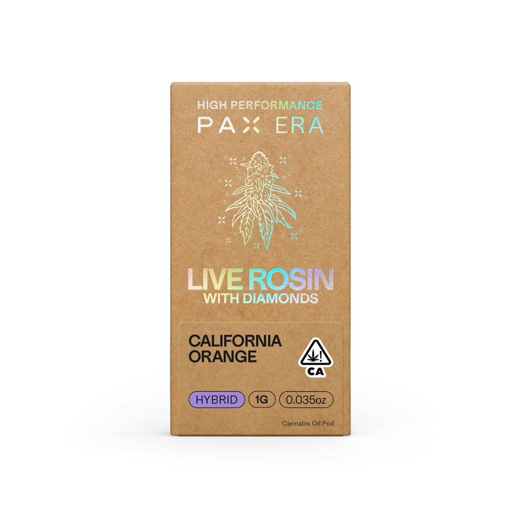 California Orange | 1g Live Rosin-Diamonds Pod
