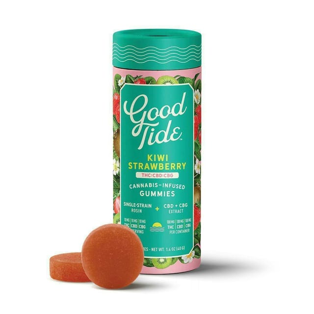 Kiwi Strawberry 1:1:1 | 100mg Solventless Hash Rosin Gummies