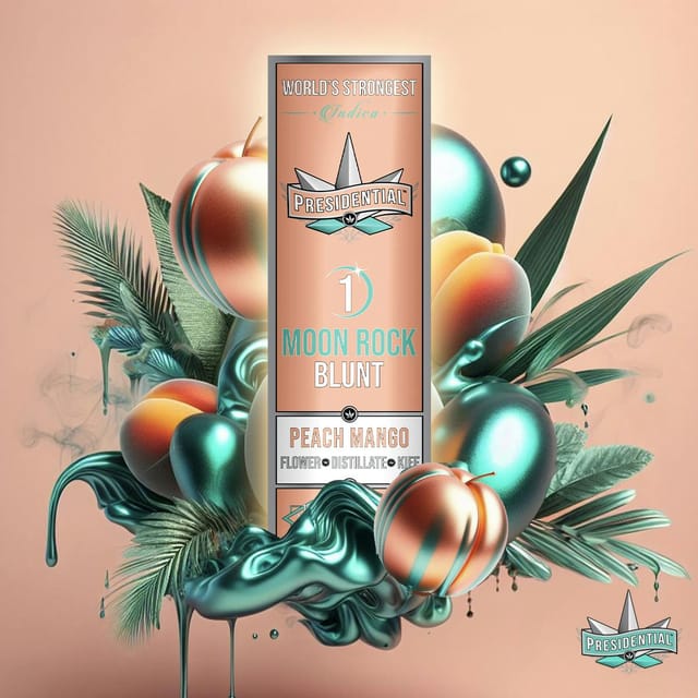 Peach Mango | 1.5g Moonrock Infused Blunt