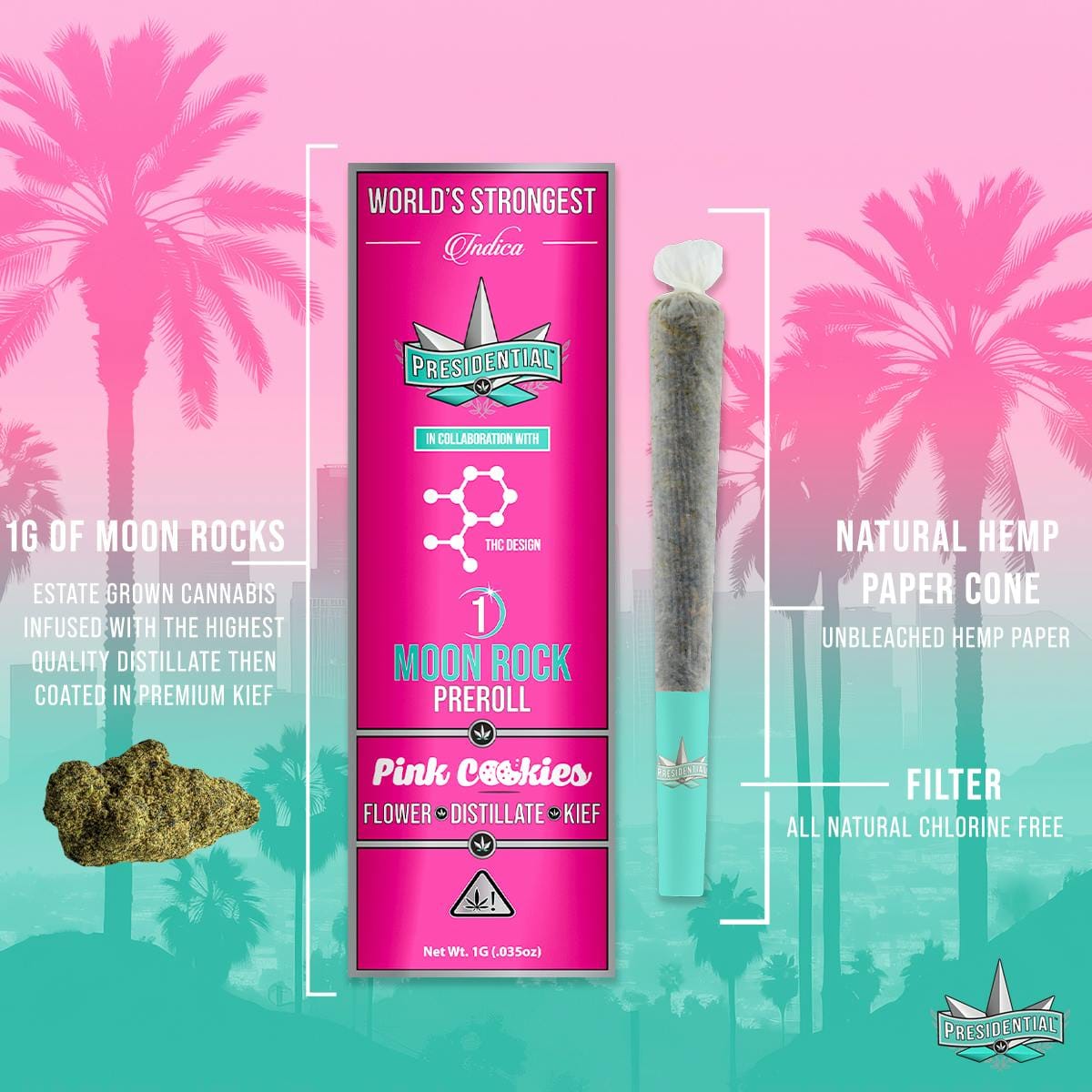 Pink Cookies | 1g Pre-Roll