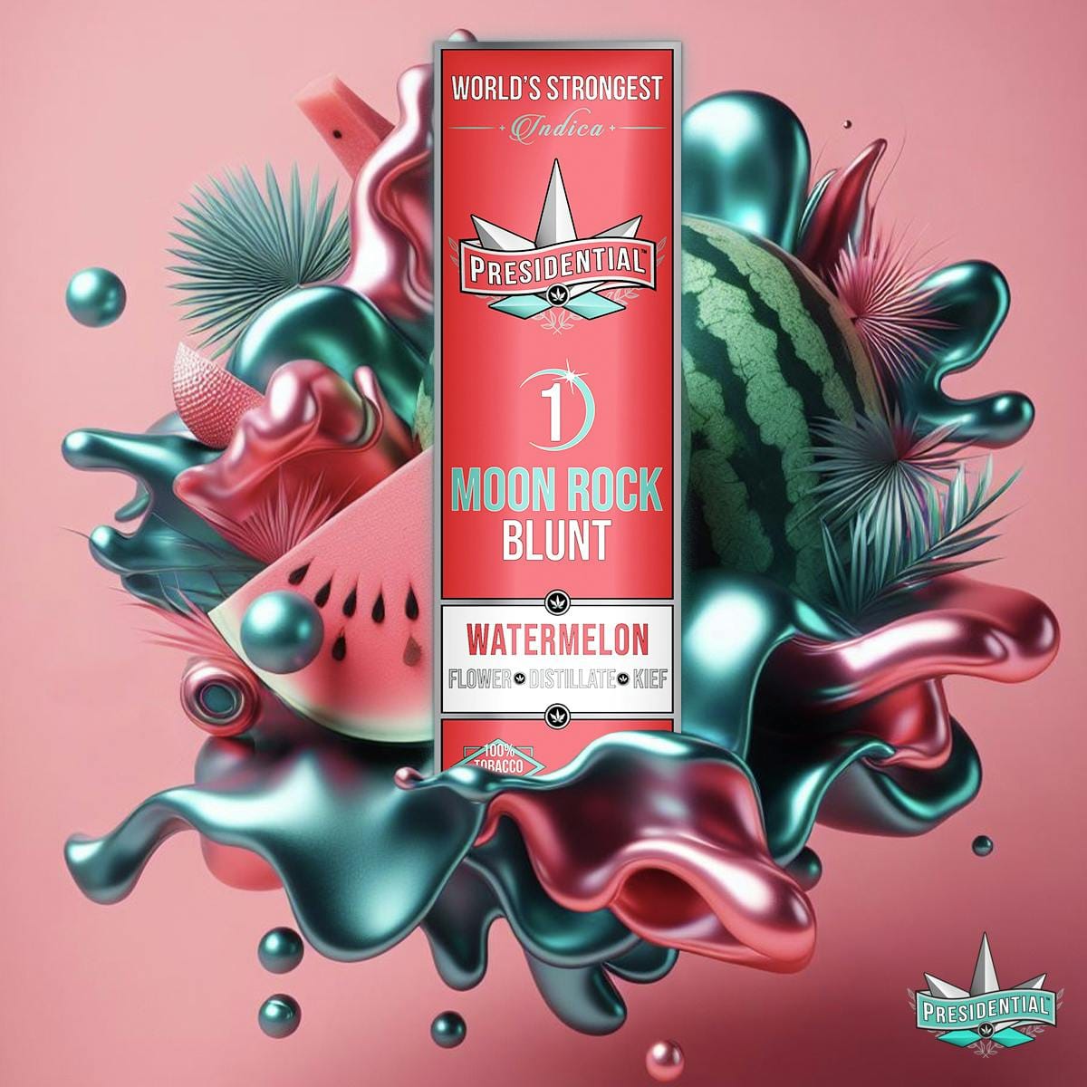 Watermelon 1.5g Moon Rock Blunt